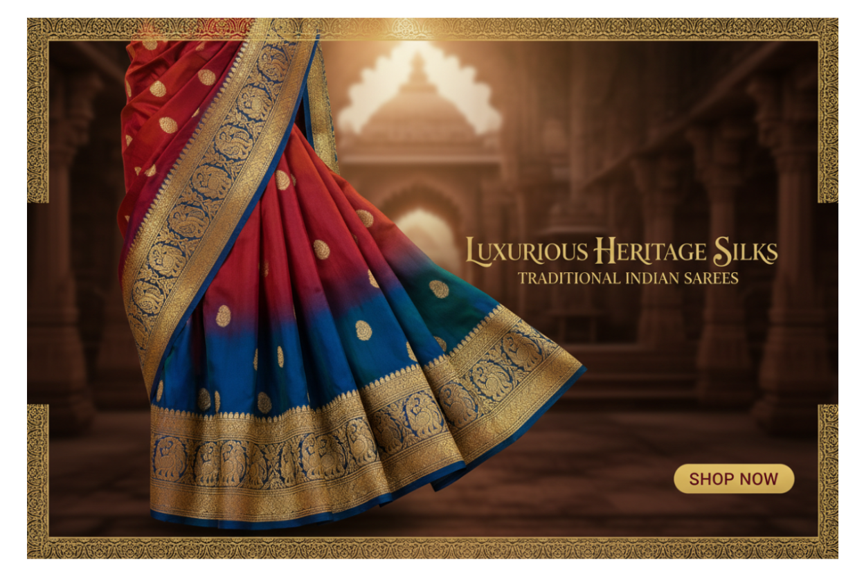 TRADITIONAL SAREE BANNERS